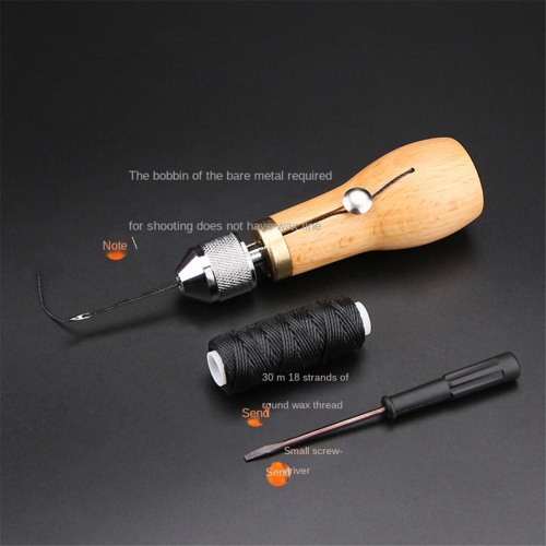 Leathers Hand Sewings Machine Manual DIY Single Needle Awl Tool 1