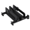 Laptop Ständer Halter Einstellbare Vertikale Desktop Notebook Dock Platzsparende Computer Schwarz 2