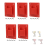 Support mural pour outils de batterie 18 V, support pour perceuse rouge M8 avec vis 7