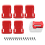 Support mural pour outils de batterie 18 V, support pour perceuse rouge M8 avec vis 6