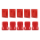 Support mural pour outils de batterie 18 V, support pour perceuse rouge M8 avec vis 1