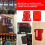 Support mural pour outils de batterie 18 V, support pour perceuse rouge M8 avec vis 5