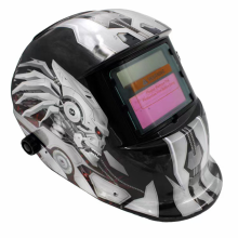 Casco per saldatura professionale a energia solare, oscuramento automatico, saldatore TIG MIG, maschera per rettifica, stile robot