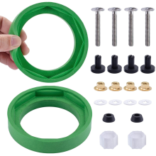 Toilet Replacement Kit Inside Tank, 3 Inch 2 Pack Tank Gasket, Bolts and Other Essential Parts for AS738756-0070A