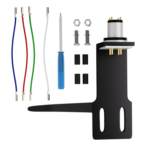 Turntable Headshell Mount Universal LP Phono Cartridges Replacement Phonograph Holder Stylus Lead Wire 1