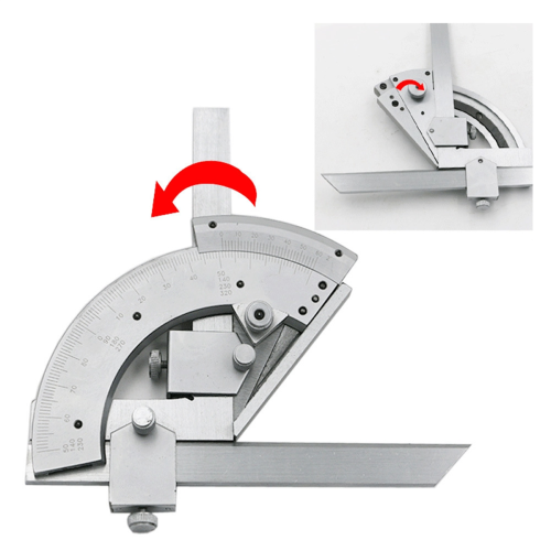 0-320 Degree Vernier Angle Ruler with Storage Box Protractor Woodworking Measuring 1