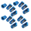 15pcs Octagonal Carpenter Pencil Sharpener Square Oval Pen Manual Blue 1