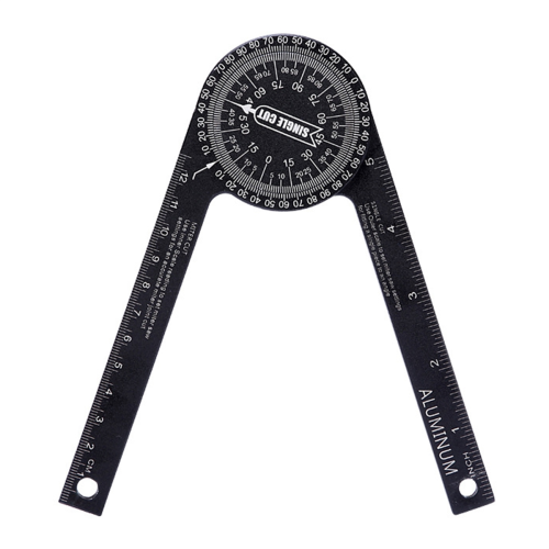 360 Degree Horizontal Protractor DIY Angle Ruler Positioning Measuring Instrument 2
