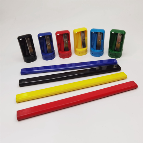 15pcs Octagonal Carpenter Pencil Sharpener Square Oval Pen Manual Yellow 2