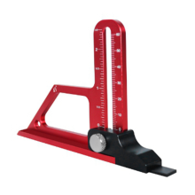 0-60 mm verstelbare dieptemeter voor tafelzaag, aluminiumlegering meetinstrument voor het instellen van de hoogte van freesbladen