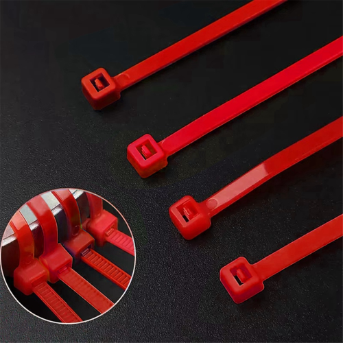 100pcs Plastic Nylon Cables Zip Ties Multi-Purpose Self Locking Cord Cable Strap Fastening Loop Reusable Wire Wrap 2