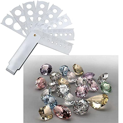 Edelsteenmeetinstrument Sieradenuitrusting Accessoire Diamantmeter Steen voor 2