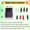 Tester Transistor Spannung 0V-3500V Diode MOS Triode MOV LED Fähigkeit 7