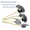 Old-Fashioned Toilet Tank Accessories Front Side Drain Handle Extension Rod Wrench Button Switch E 5