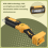 Outdoors Electric Highlight Adjustable Brightness Folding LED Work Light Multifunction for 18V 20V Battery 7