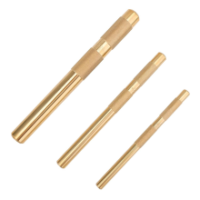 Messing doorslagponsset, 25075 25076 25077 Ponsen 3-delig met 3/4 inch, 1/2 3/8 inch