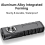 Flashlight with Auto Beam Combo Work Light Rechargeable Stepless Dimming Magnet Aluminium Material 4