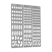 Scale Static Grass Planting Template Tool for Electrostatic Flock Applicator Scene Sand Table