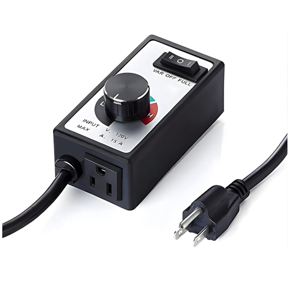 Spina Usa, Regolatore Di VelocitÃ Del Motore Ca 120 V 15 A Max, Regolatore Elettronico Variabile Della Ventola Per Soffitto Di Scarico