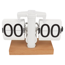 Horloge numérique à bascule automatique, bureau minimaliste vintage pour la maison et le bureau