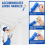 2Pc Paint Brush Extender for Walls Extension Pole Attachments Roller Scraper Holder Ceilings Trim Corner 5