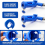 2Pc Paint Brush Extender for Walls Extension Pole Attachments Roller Scraper Holder Ceilings Trim Corner 6