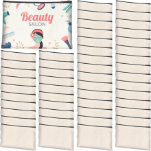 50 Stück Sublimations-Make-up-Taschen aus leerem Canvas, DIY-Kosmetiktaschen mit Wärmeübertragung für Brautjungferntaschen