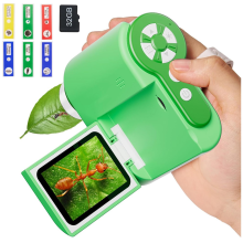 Mikroskop für Kinder, 1000-faches digitales Handmikroskop, tragbares Taschen-Miniskop, USB-Mini-Scope für Kinder