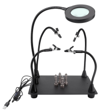 USB Magnet Welding Holder the Third Hand Helping Hands Soldering Station for Electronic Repair Fixture