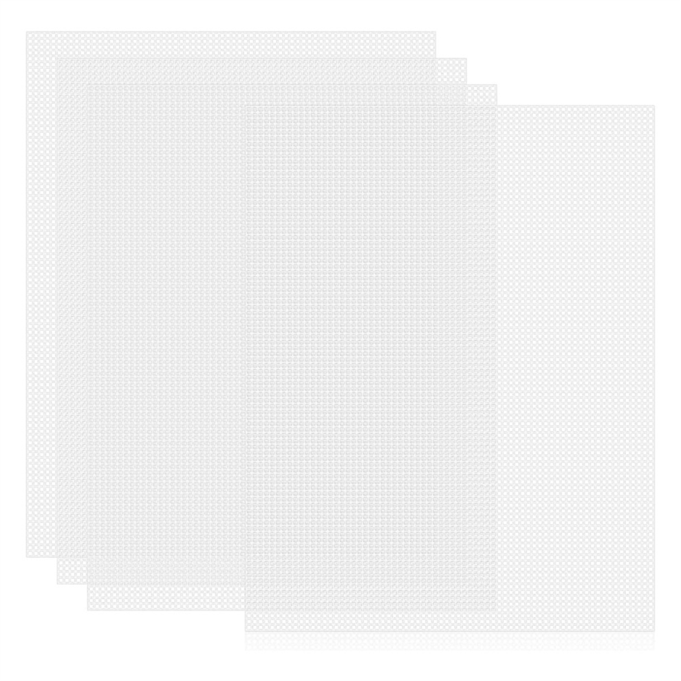 stuks plastic gaas canvas vellen 10,2 x 13 inch vel voor borduur-, brei- en haakprojecten 7 stuks