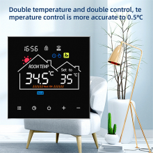 Thermostat sans fil intelligent Wi-Fi pour un chauffage efficace de l'eau de la chaudière à gaz, contrôleur de température numérique A