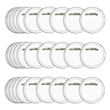 30er-Pack 58 mm transparente Button-Pins, Acryl-Design, Abzeichen, Bild-Buttons, Badges-Kit für DIY-Bastelarbeiten3
