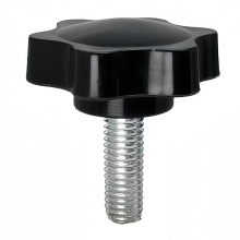 Torx-Griffschraube, Kunststoff, Sternbolzenknopf, 4 mm x 9,8 mm