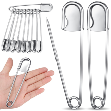 10 stuks 5 inch Jumbo roestvrijstalen pinnen, grote, zware, enorme, sterke was voor het naaien en quilten van meubelstoffering