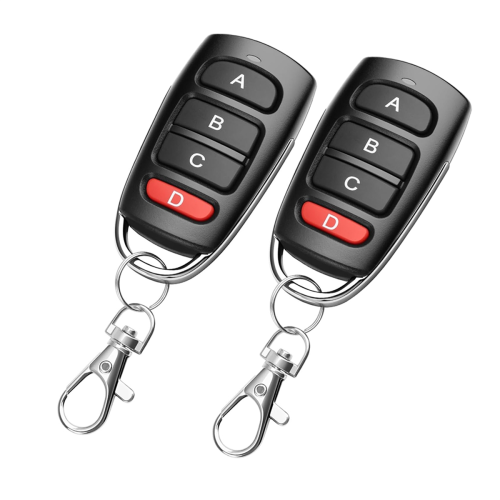 Télécommande De Porte De Garage 433,92 MHz, 27A 12V, Portée 100m - Clé Antivol Portable Pour Portail Et Volets - 6