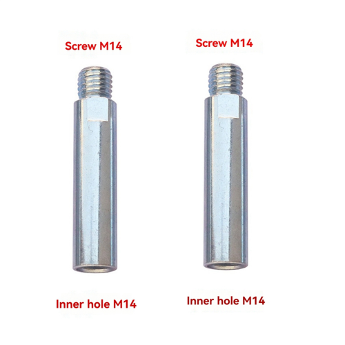 2pcs 125 Angle Grinder Extension Rod Grinding 80mm 100 Conversion M14 to 2
