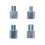 5pcs Angle Grinder Adapter Conversion Screw Polishing Machine Connector M14 to M10 10