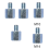 5pcs Angle Grinder Adapter Conversion Screw Polishing Machine Connector M10 to M14 3