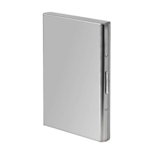 Schlanker Kreditkartenhalter aus Metall – antimagnetische Aluminium-Geldbörse, Edelstahlhalter, Ausweisclip B