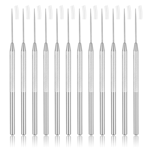 12 PCS Ceramic Clay Needle Tools, Pottery Sculpture Detail Polymer Tools 1