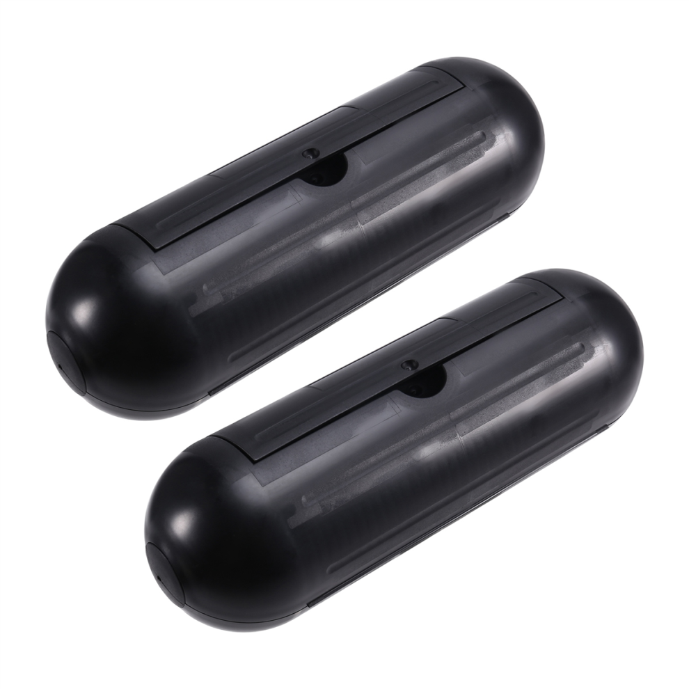 Copertura Protettiva Per Cavo Di Prolunga Da 2 Pezzi, Impermeabile Per Interni Ed Esterni, Copertura Per Luci Di Natale A Stringa, Nera