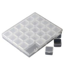 Opbergdoos voor kralen, nagelaccessoires, 30 mini-doosjes, gebruikt voor het opbergen van kralen, knutselnagels