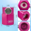 Replacement Adapter Quick Connect Pink, Tank Connector Kit for Standard Large CGA320 4