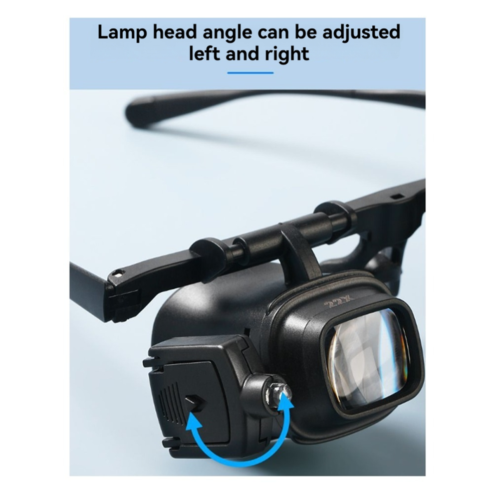 Lenti Di Ingrandimento Acriliche Con Ampio Campo Visivo, Montate Sulla Testa, Per Riparazione Di Orologi Elettronici