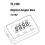 TL100 Horizontal Angle Meter Protractor Pitch Gauge Digital Box High-Precision Electronic Inclinometer Model 4