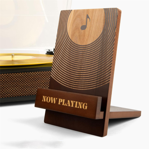 Nouveau support de disque vinyle en bois vintage 2