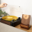 Nouveau support de disque vinyle en bois vintage 4