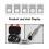 Dent Reparatur Kits Metall Blatt Puller Farbe Restaurierung Werkzeug Crowbars Auto 4