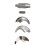 Dent Reparatur Kits Metall Blatt Puller Farbe Restaurierung Werkzeug Crowbars Auto 7