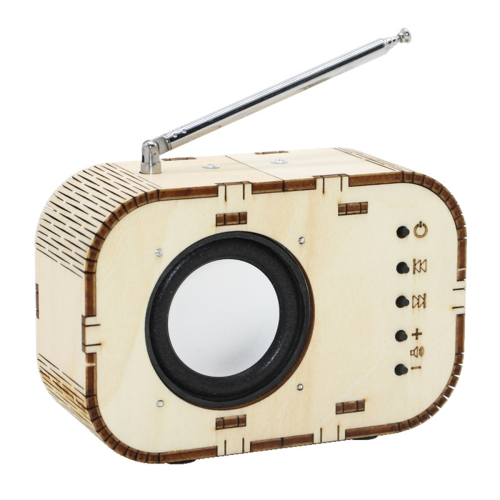 Science Experiment Wood Learning Puzzle Self Assembly DIY FM Radio Model 1